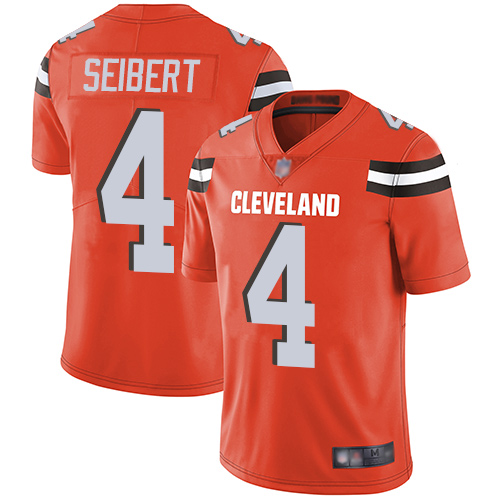 Cleveland Browns Austin Seibert Men Orange Limited Jersey 4 NFL Football Alternate Vapor Untouchable